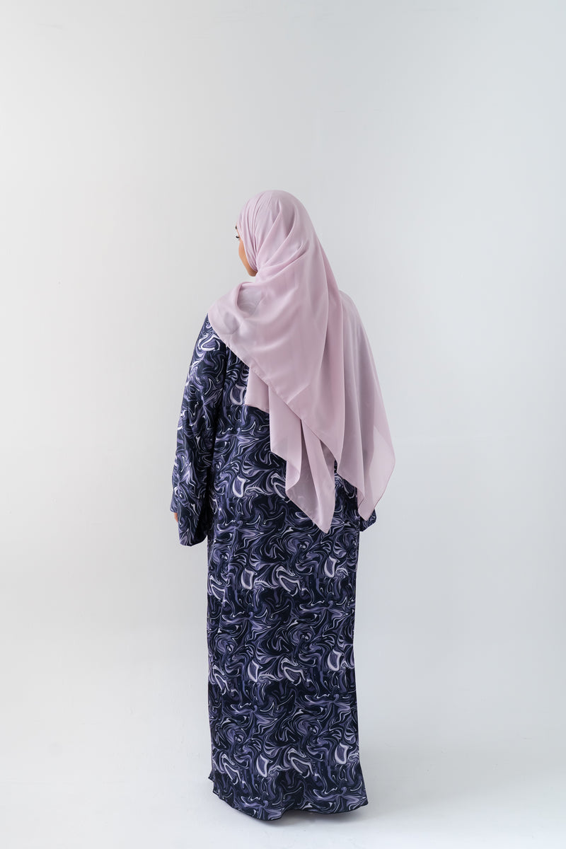 Lavender Marble Luxe Abaya