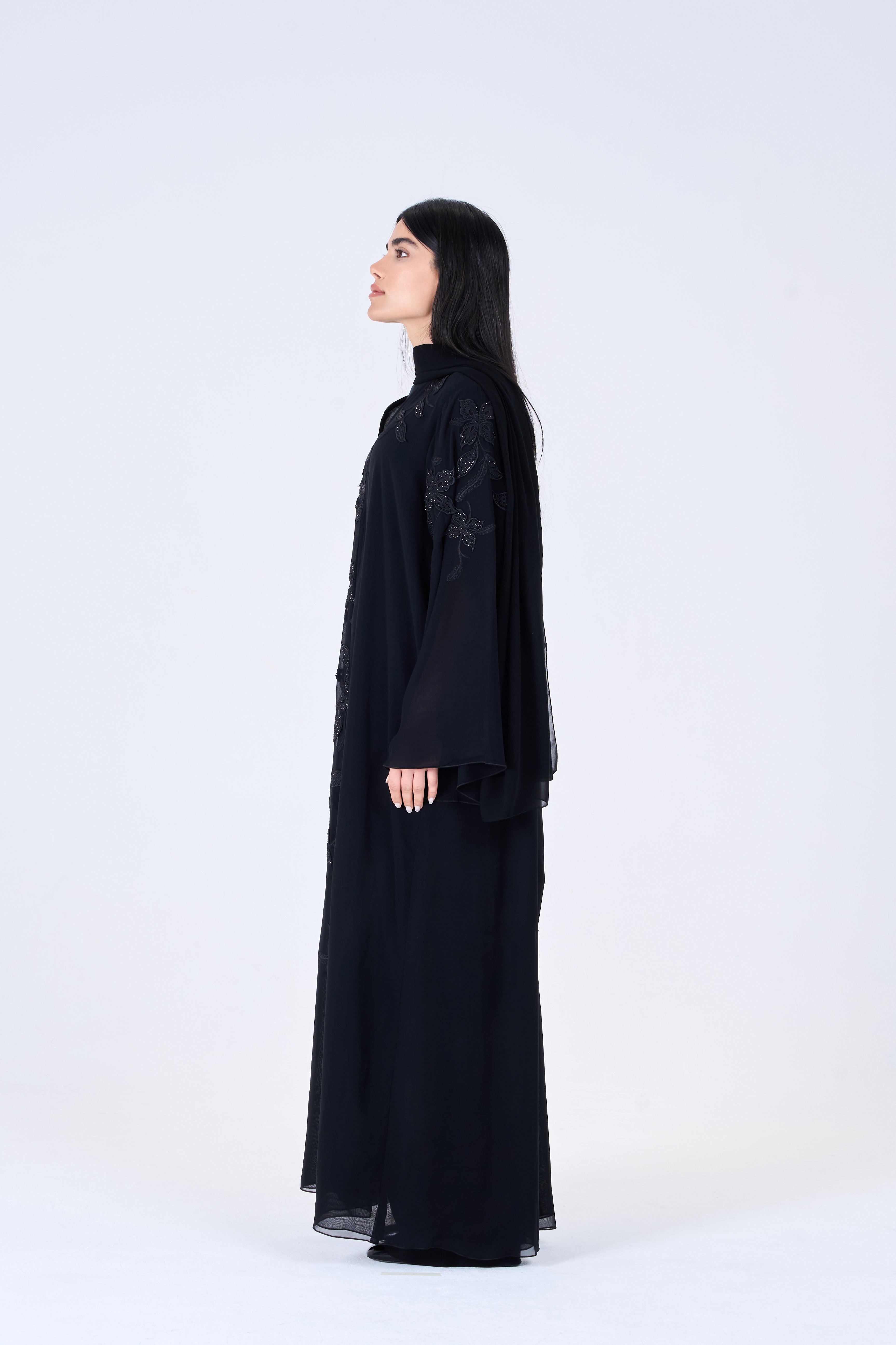 Botanical Lace Abaya