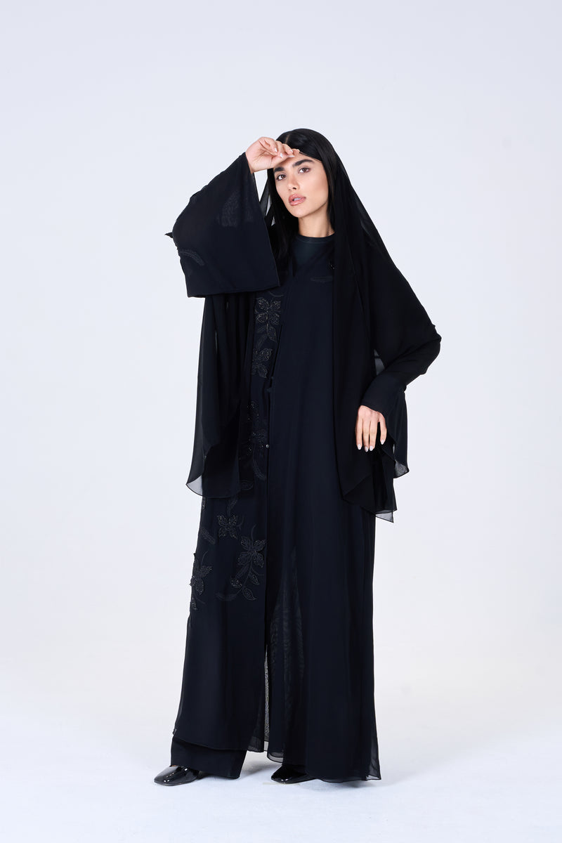 Botanical Lace Abaya