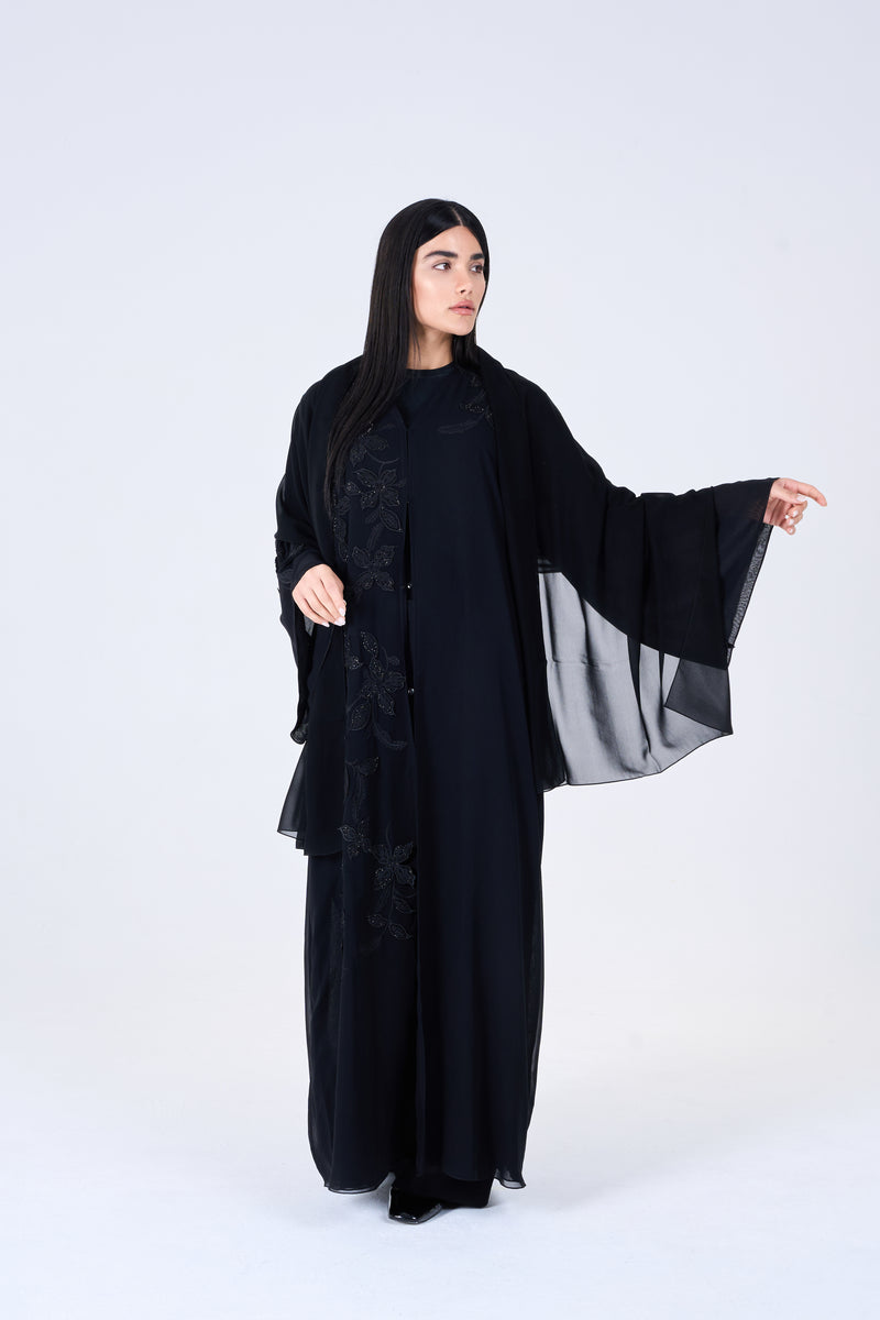 Botanical Lace Abaya