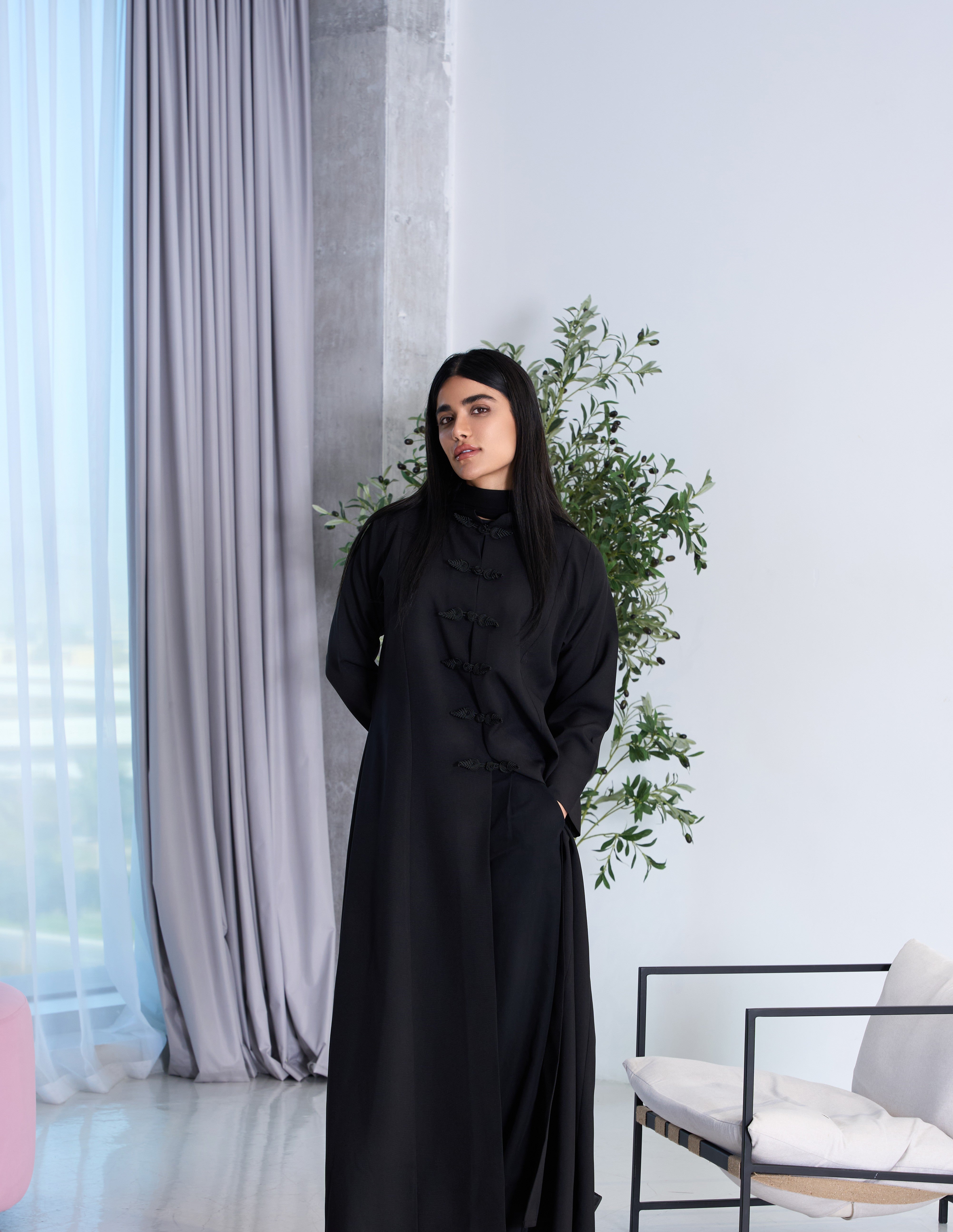 Noir Heritage Abaya