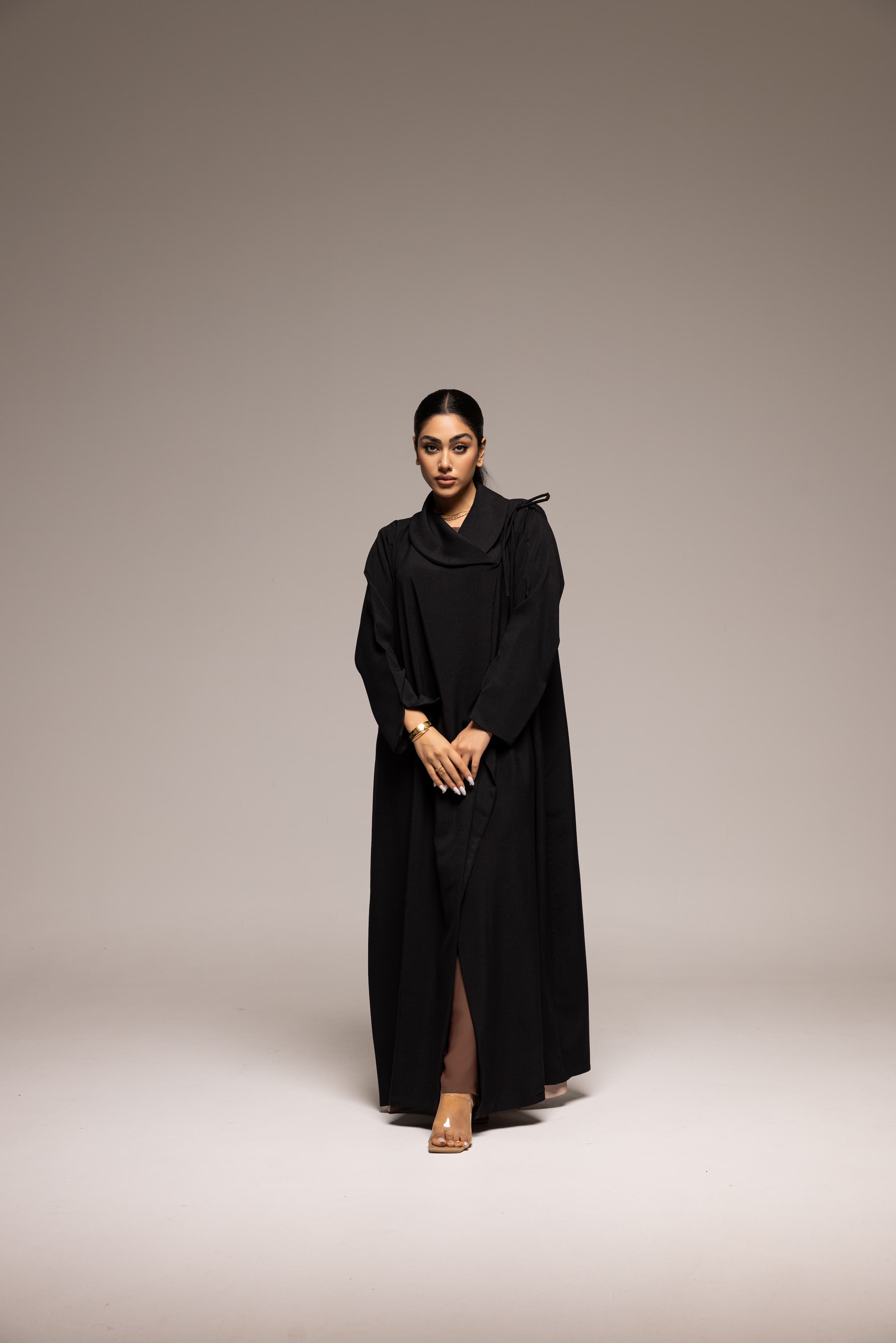 Midnight Mystique: The Cape Abaya Reimagined