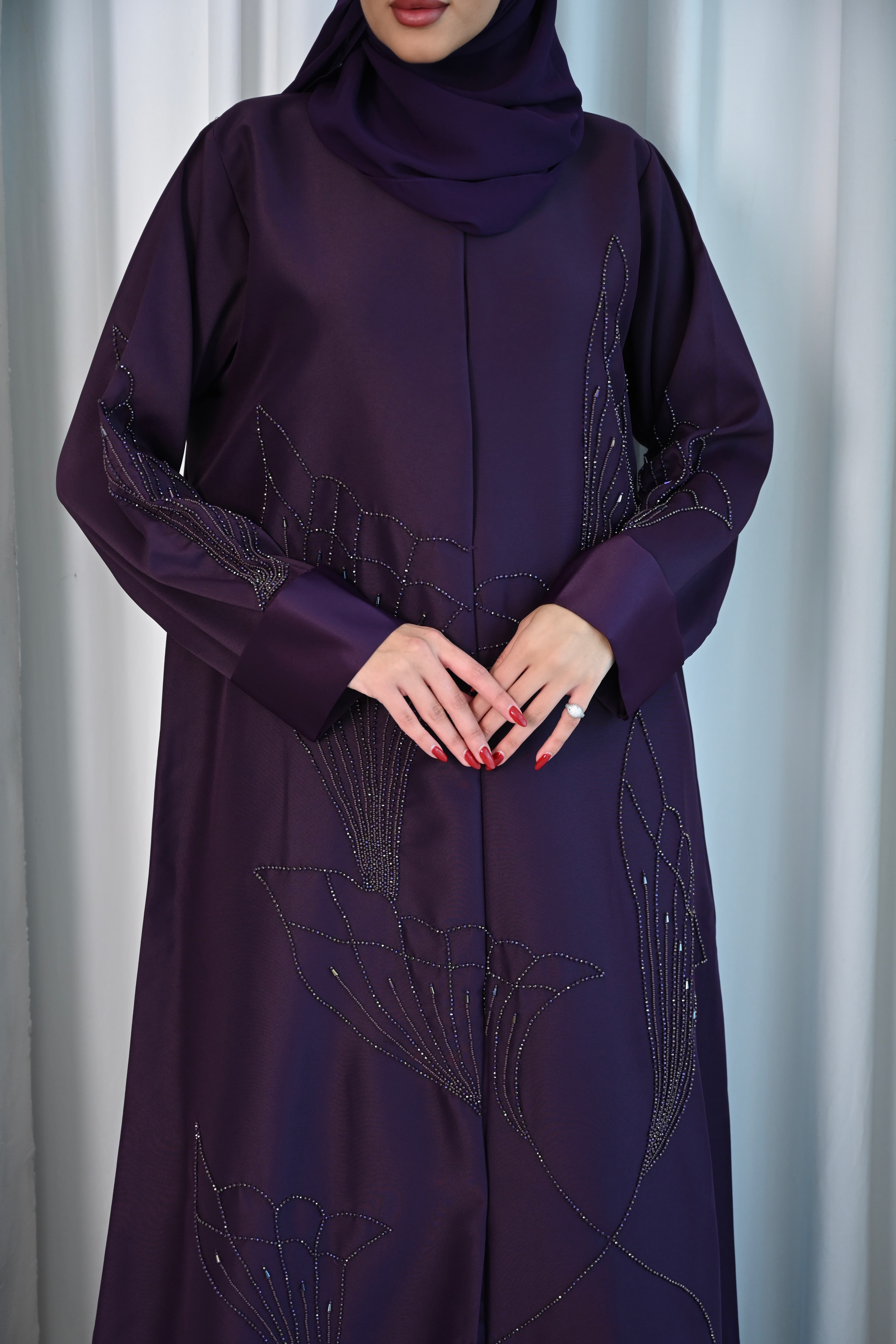 Lila Amethyst Abaya