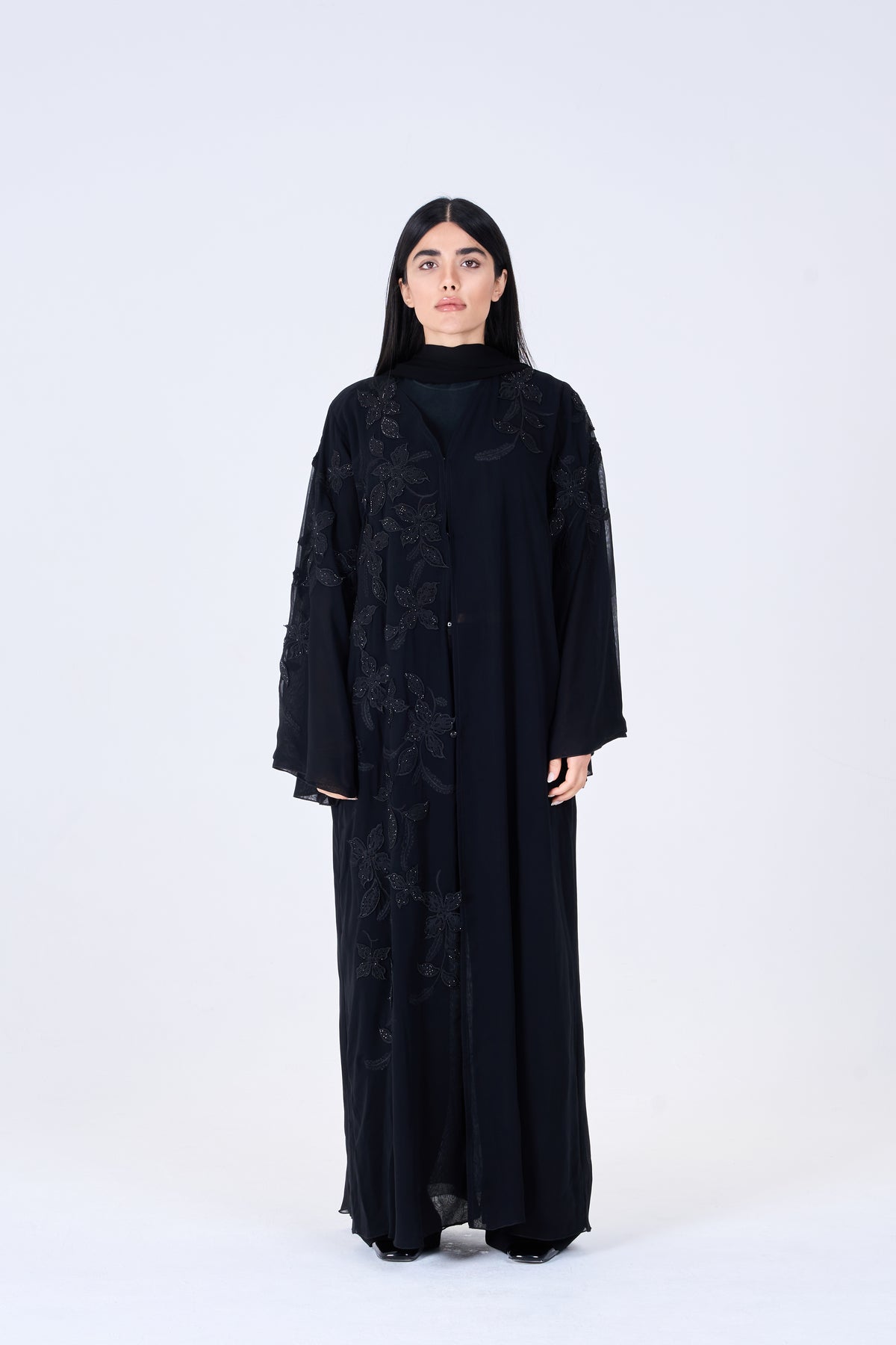 Botanical Lace Abaya