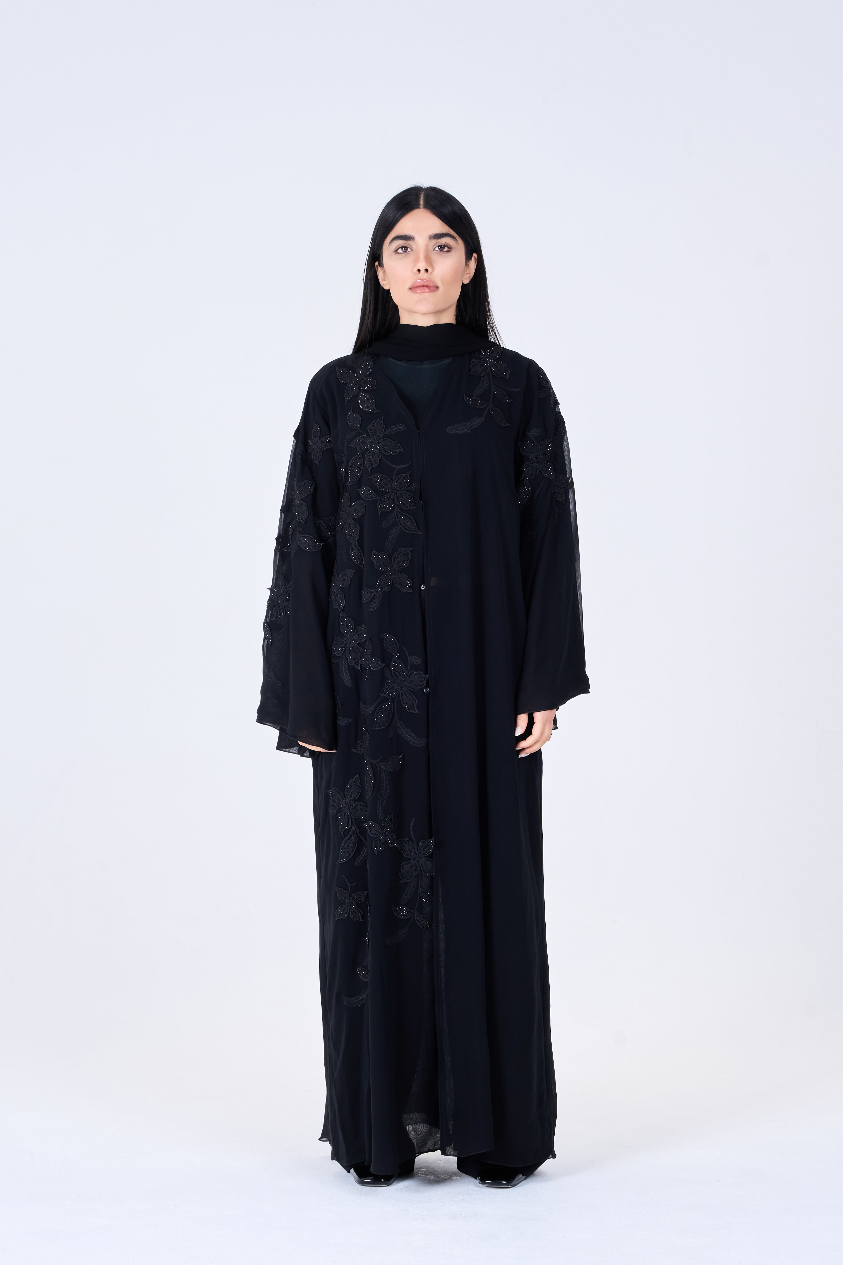 Botanical Lace Abaya