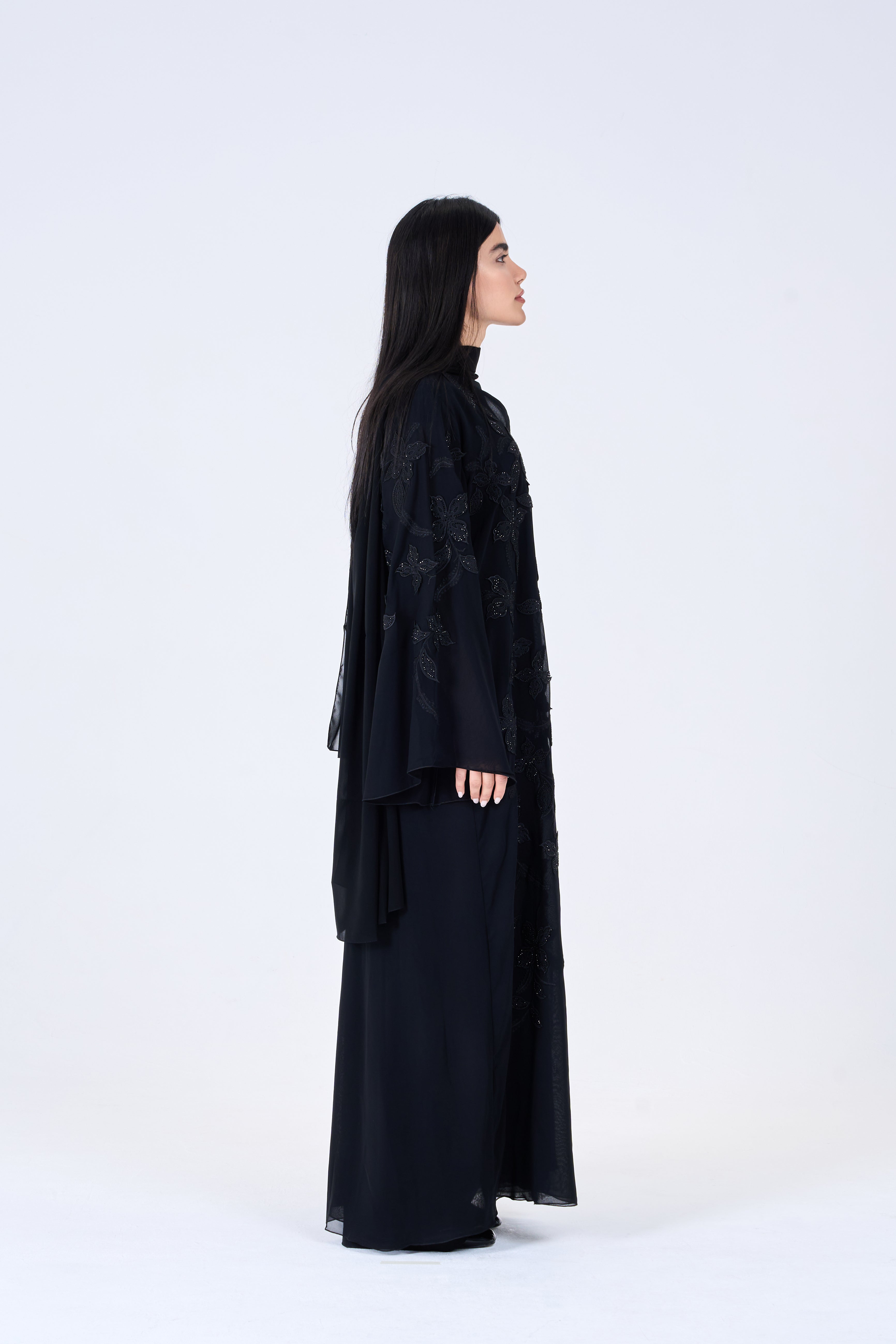 Botanical Lace Abaya