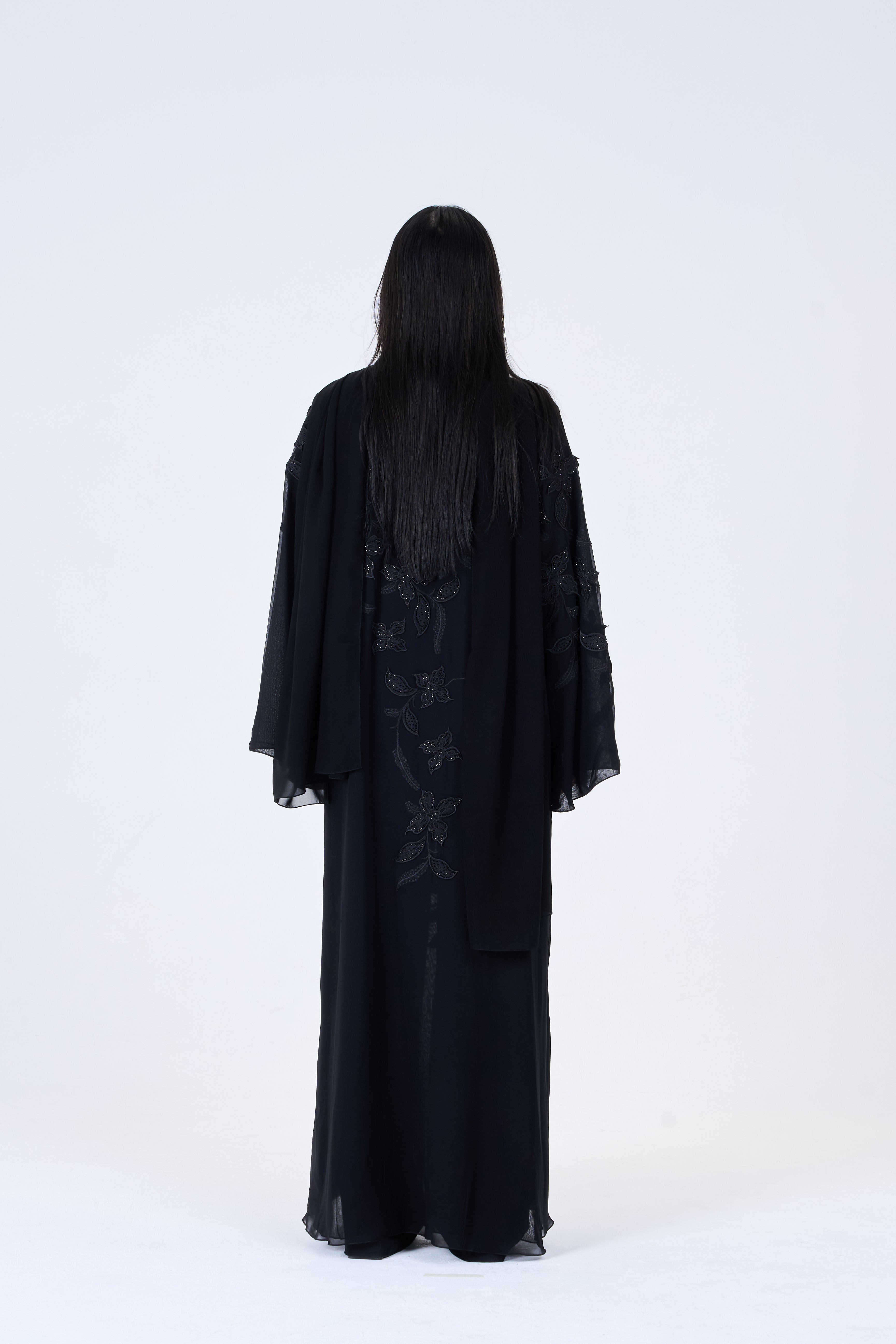 Botanical Lace Abaya