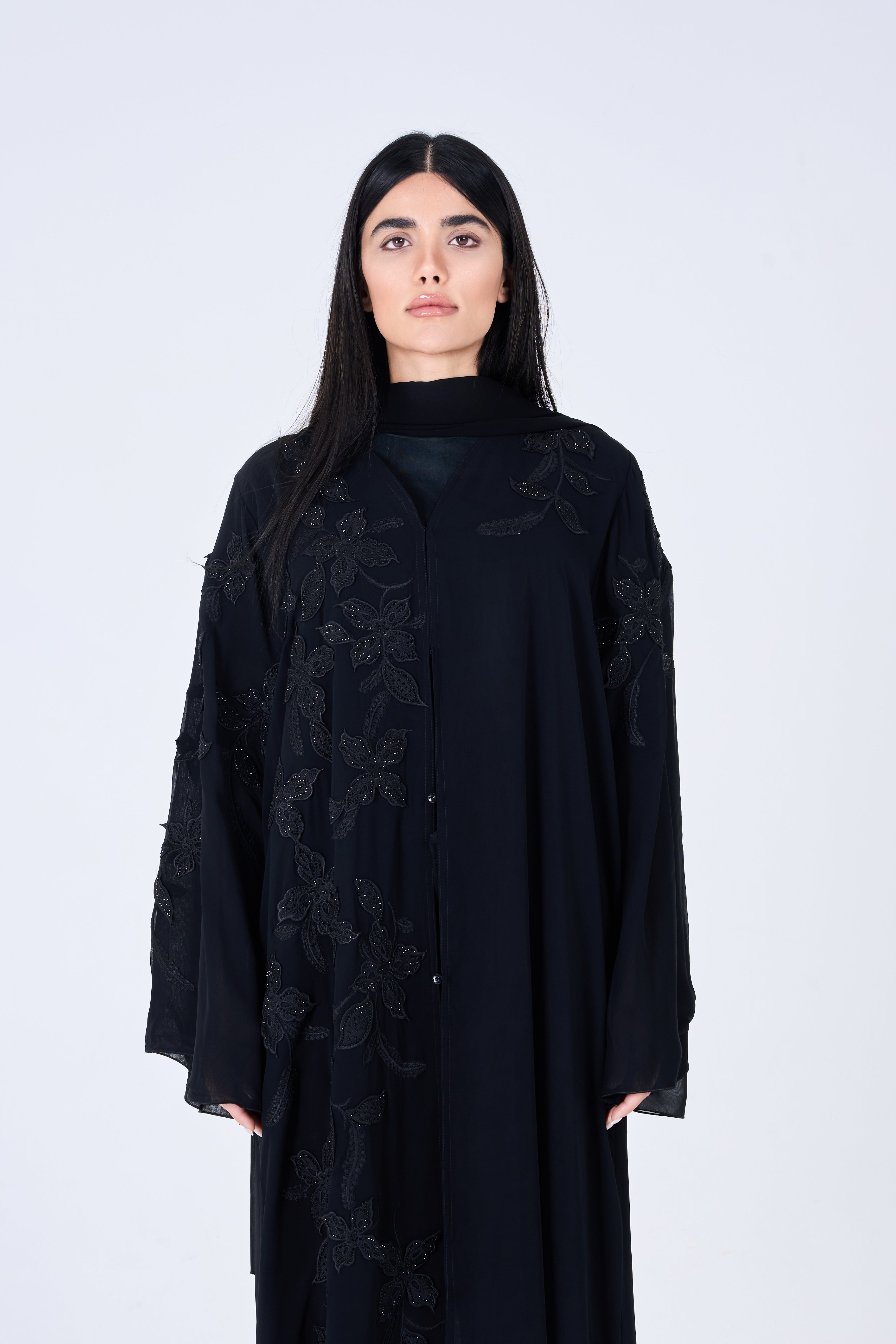 Botanical Lace Abaya
