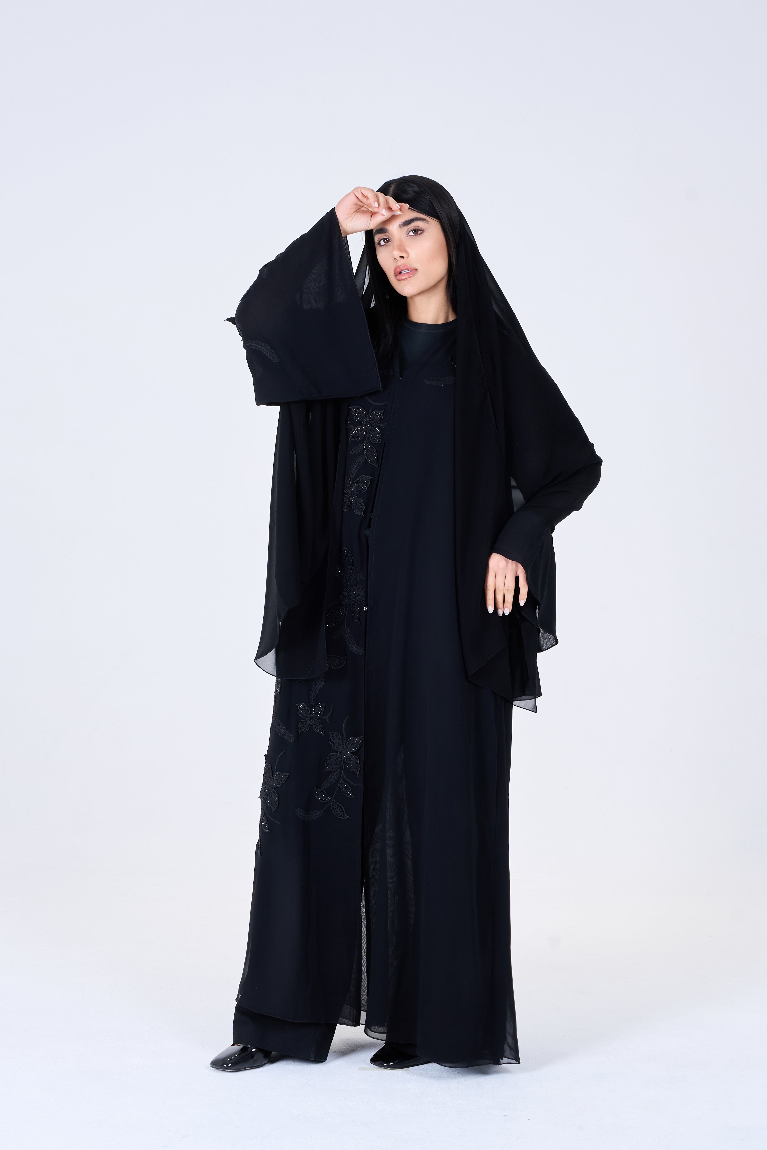 Botanical Lace Abaya