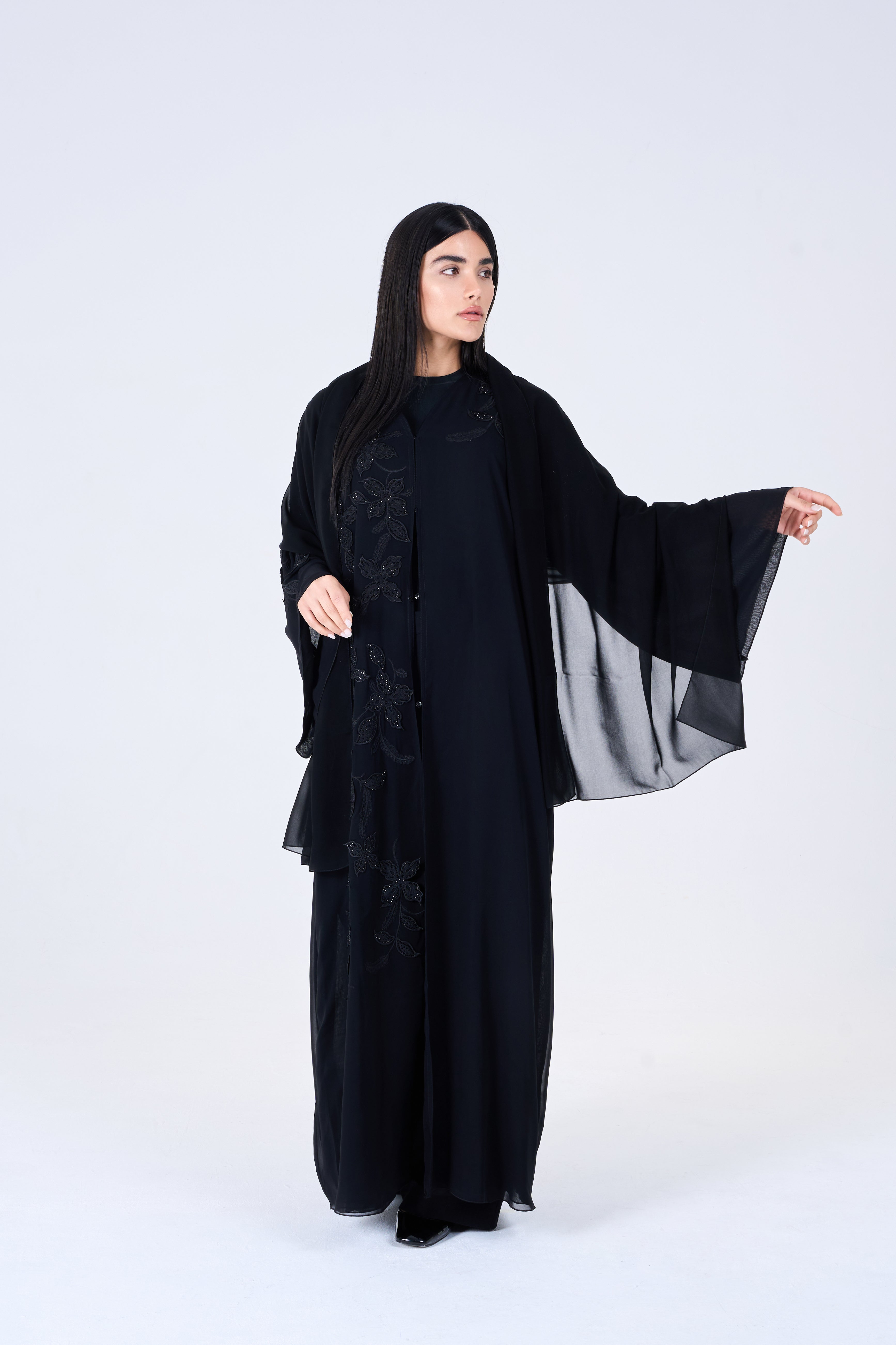Botanical Lace Abaya