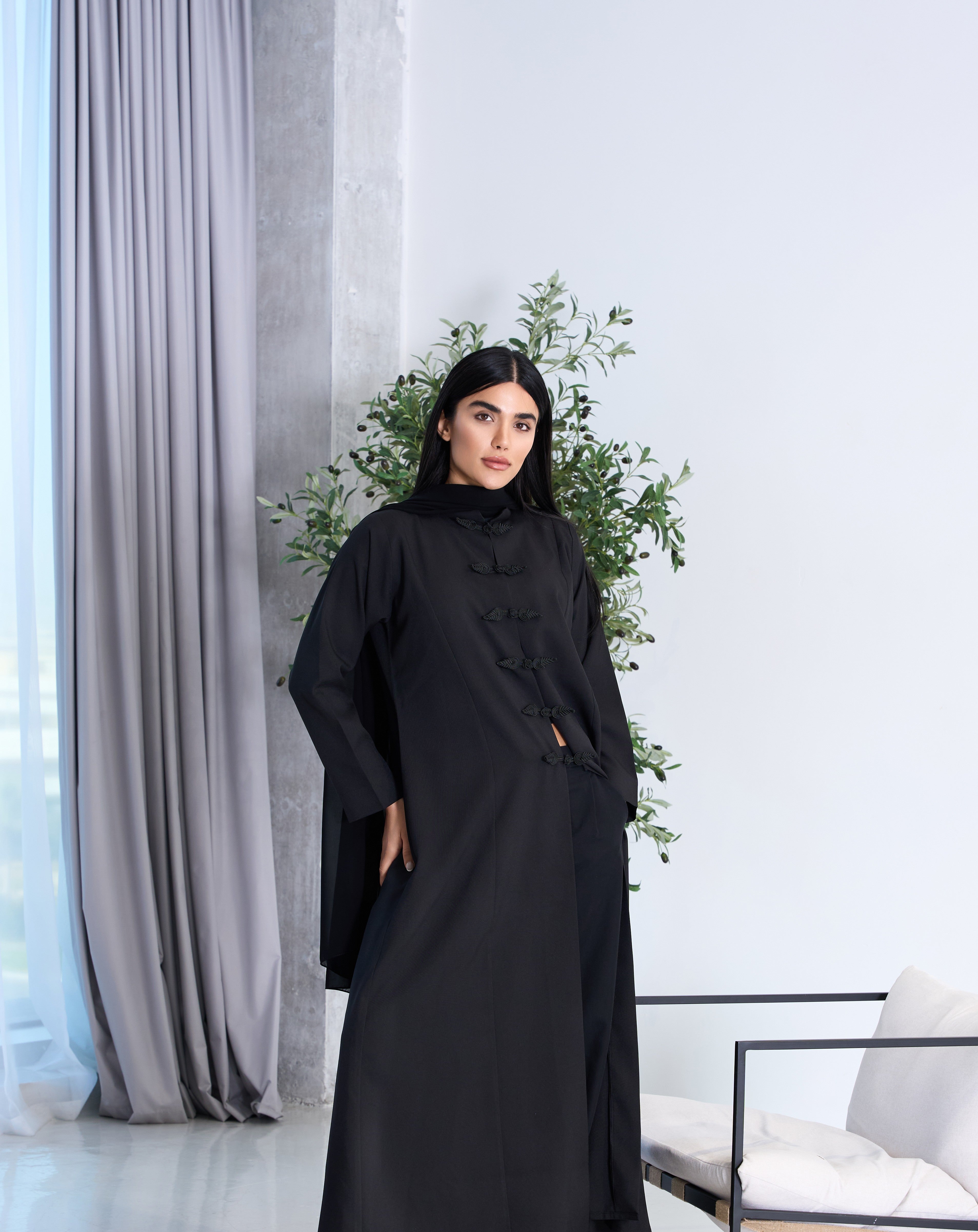 Noir Heritage Abaya