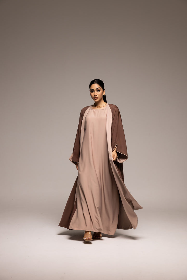 Earthy Elegance: The Reversible Abaya Redefined