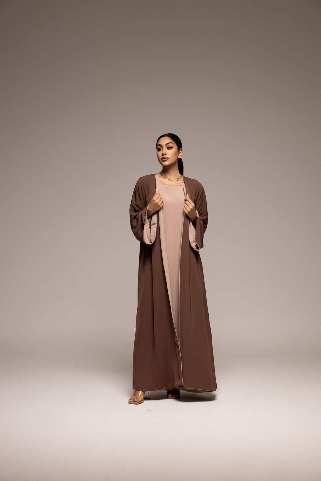 Earthy Elegance: The Reversible Abaya Redefined