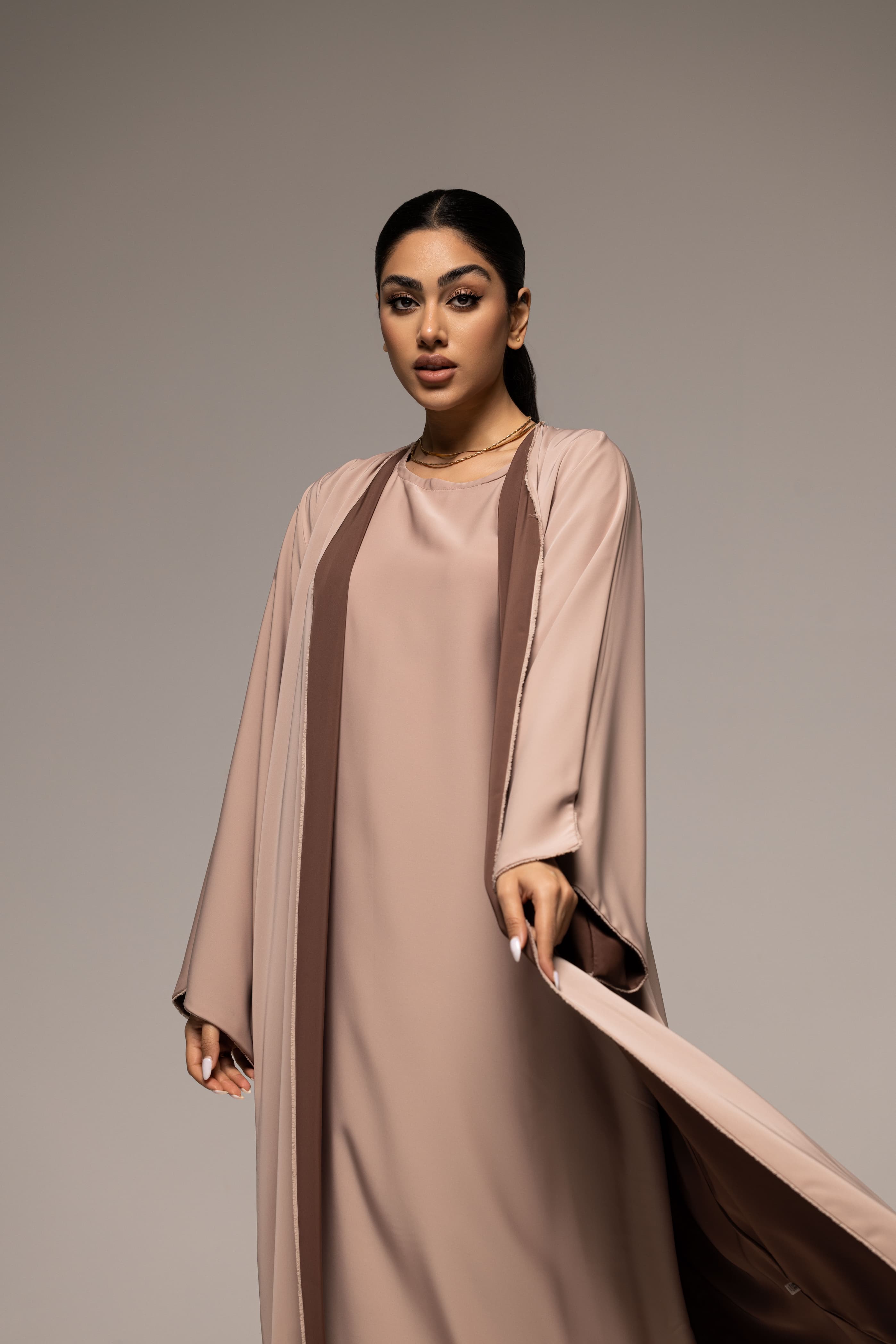 Earthy Elegance: The Reversible Abaya Redefined