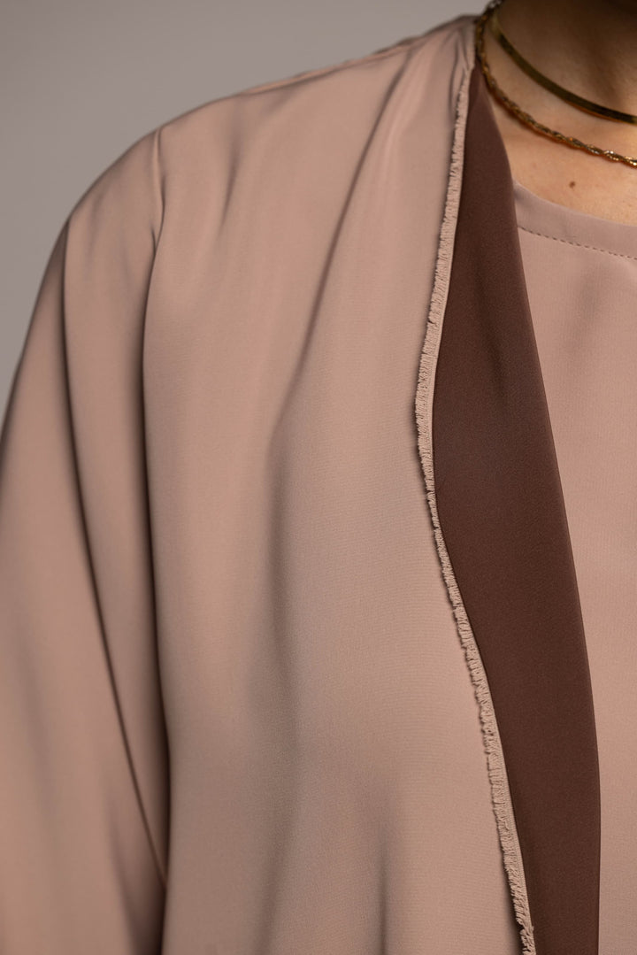 Earthy Elegance: The Reversible Abaya Redefined