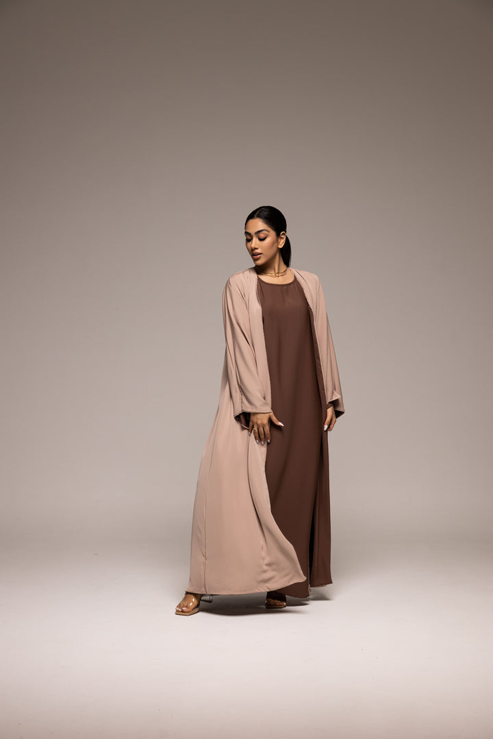 Earthy Elegance: The Reversible Abaya Redefined