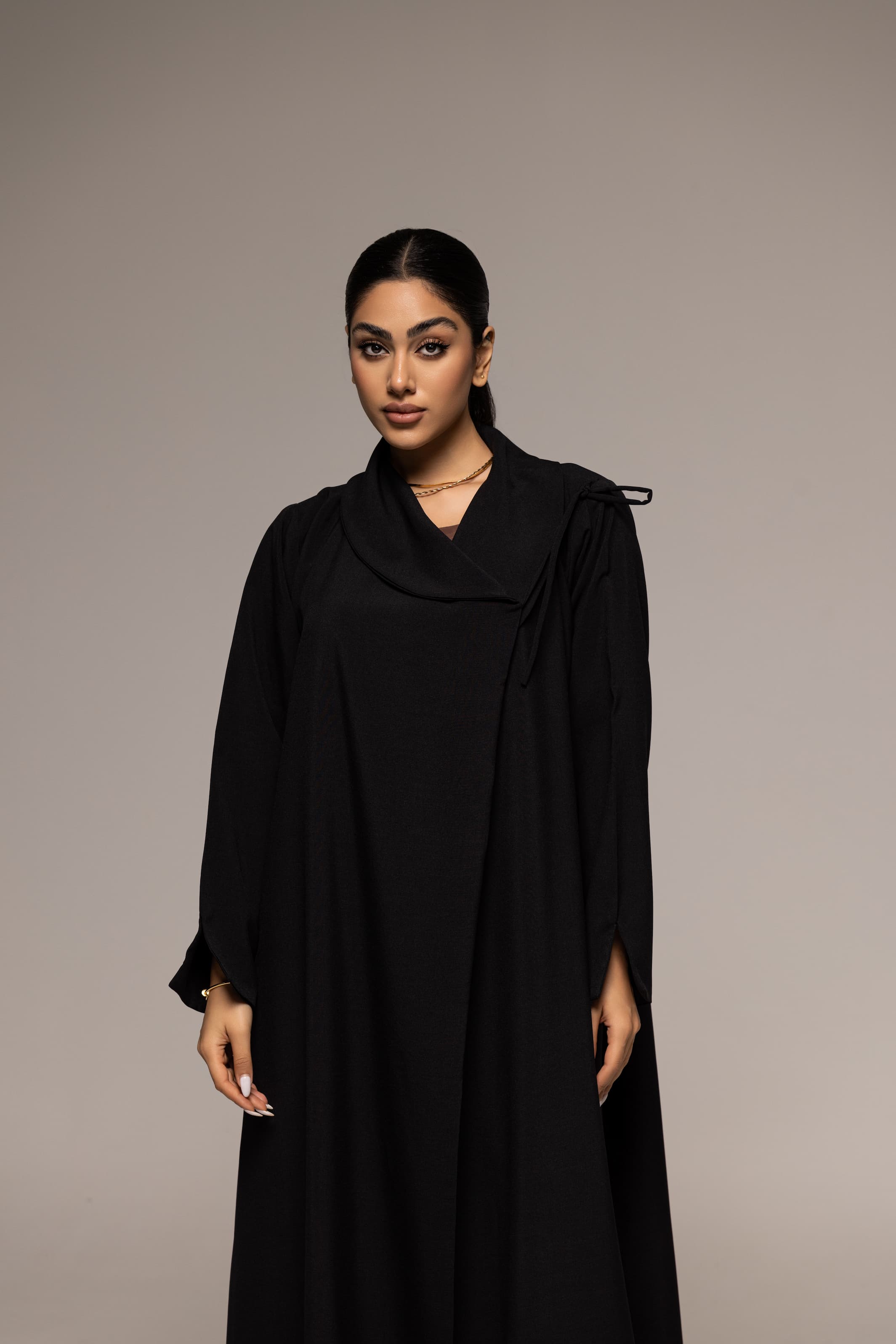 Midnight Mystique: The Cape Abaya Reimagined